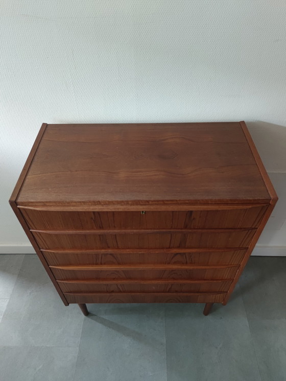 Image 1 of Vintage Deense ladekast in teak 