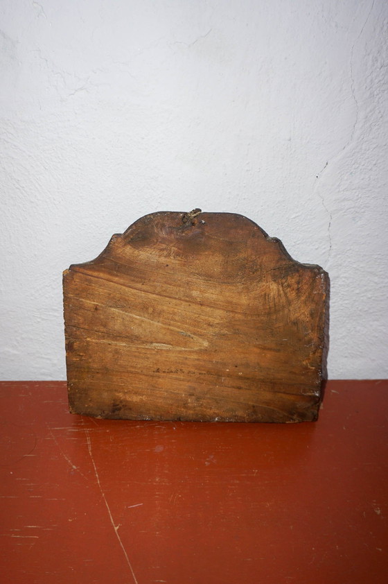 Image 1 of Ex Voto * Antiek Laat 18e Eeuw * Italiaanse Religieuze Volkskunst * Madonna en Kind * Ziekte * Olieverf op Hout