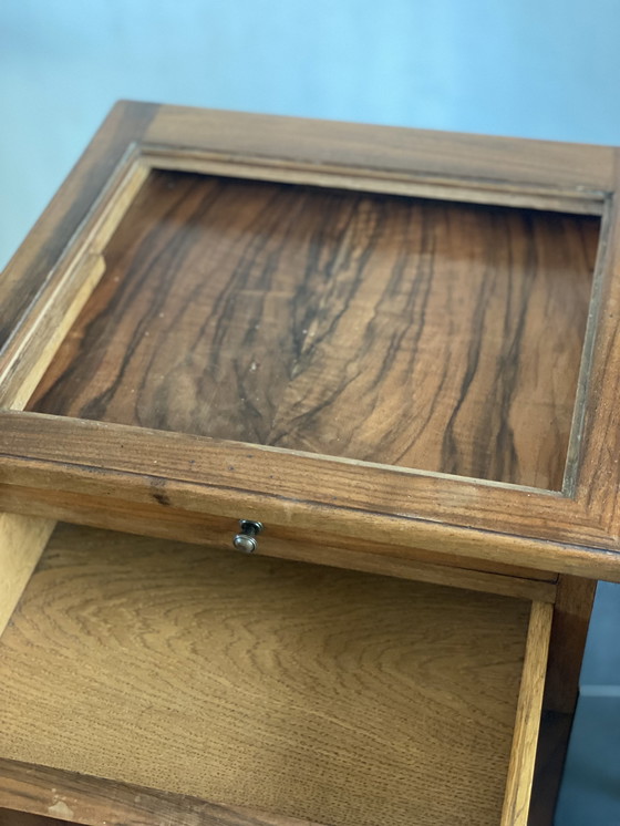 Image 1 of 2x Louis eiken bijzettafel