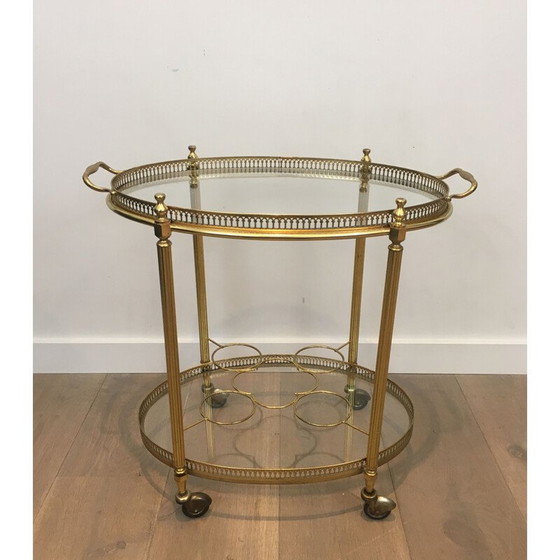 Image 1 of Vintage Roltafel Ovaal Neoklassiek 1970