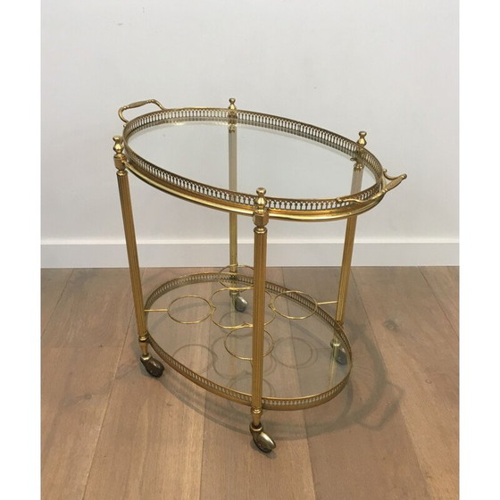 Image 1 of Vintage Roltafel Ovaal Neoklassiek 1970