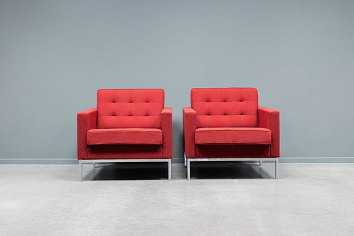 2X Florence Knoll Fauteuils