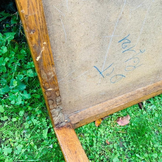 Image 1 of Vintage salontafel van hout en boomstammen