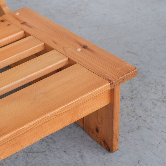 Image 1 of Vintage grenen armstoel, België 1970