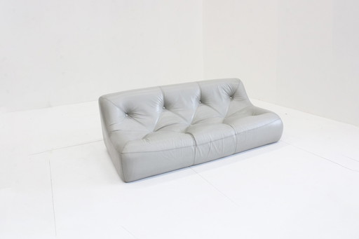 Kali 3 Zits Sofa Ligne Roset Michel Ducaroy Grijs Leder