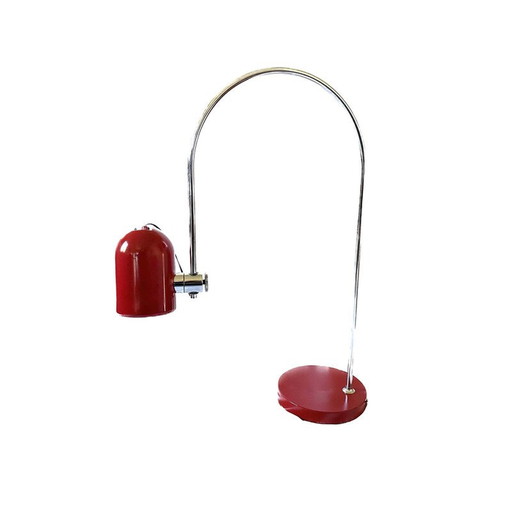 Vintage boogvormige tafellamp van Goffredo Reggiani, Italië 1970