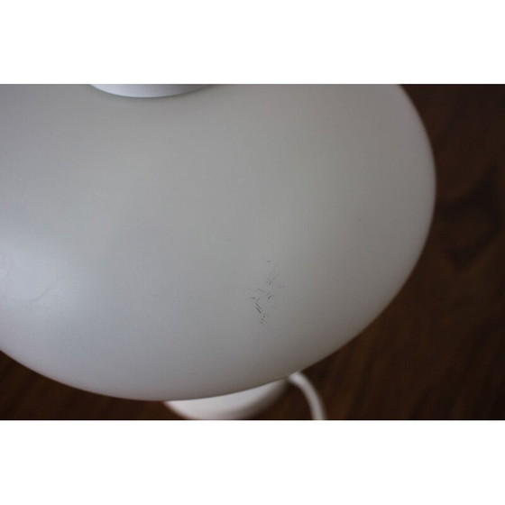 Image 1 of Vintage melkglaslamp van Valašské Meziříčí, Tsjechië 1970