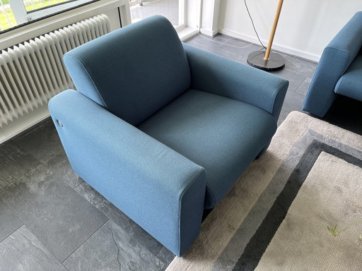 Artifort F691 fauteuil stoel blauw