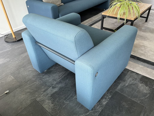 Artifort F691 fauteuil stoel blauw