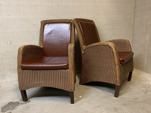 2x Loyd Loom Topper stoelen