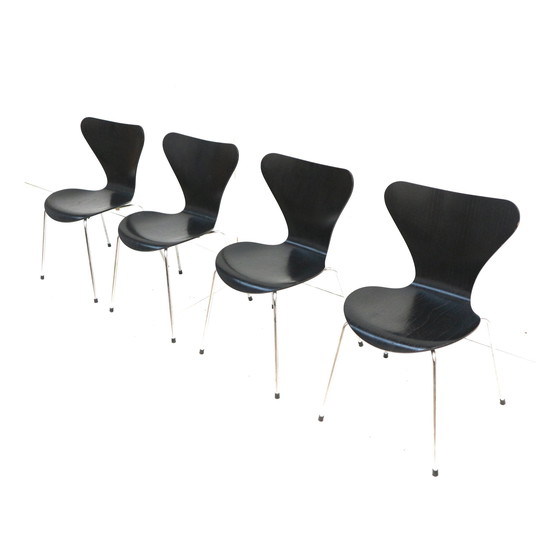 Image 1 of Set van 4 vlinderstoelen van Arne Jacobsen voor Fritz Hansen