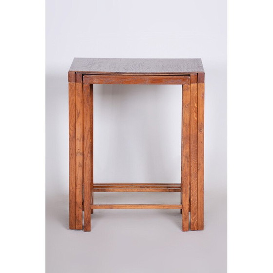 Image 1 of Vintage Art Deco nesttafels van Jan Vanek, 1930