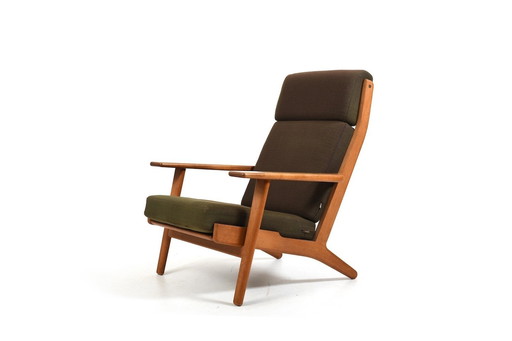 Hans J. Wegner Ge-290 Hoge Loungestoel 1950S