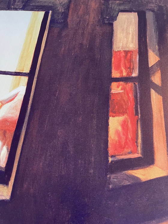 Image 1 of Edward Hopper (1882-1967), Nachtraam, 1928, Copyright E. Hopper, 2004, Gedrukt in Duitsland