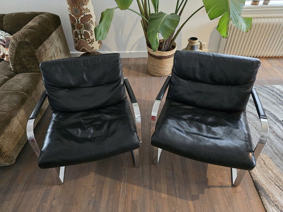 Image 1 of 2x Conform Shabby Fauteuils