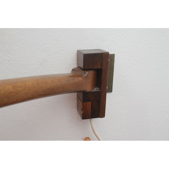 Image 1 of Vintage draaibare boemerang wandlamp, Scandinavisch 1960