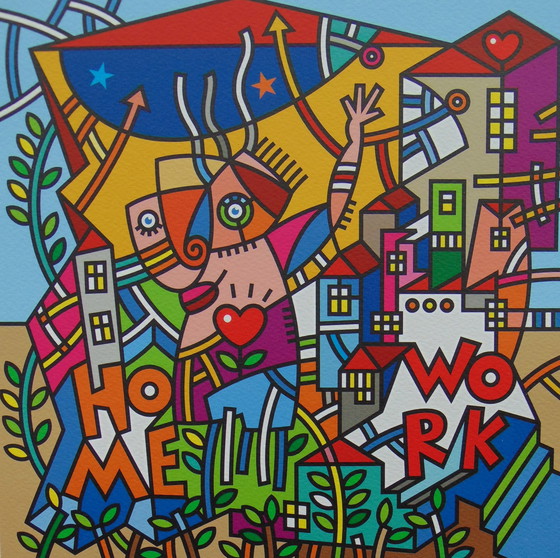 Image 1 of Jean Paul Marsman - Zeefdruk