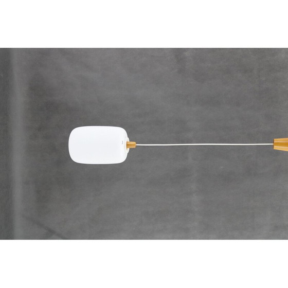 Image 1 of Vintage glazen hanglamp van Uluv, Tsjecho-Slowakije 1960