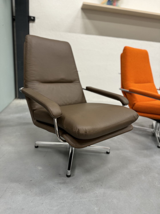 Image 1 of Gelderland 400 Fauteuil Bruin Leer 