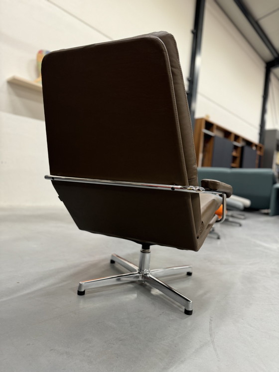 Image 1 of Gelderland 400 Fauteuil Bruin Leer 