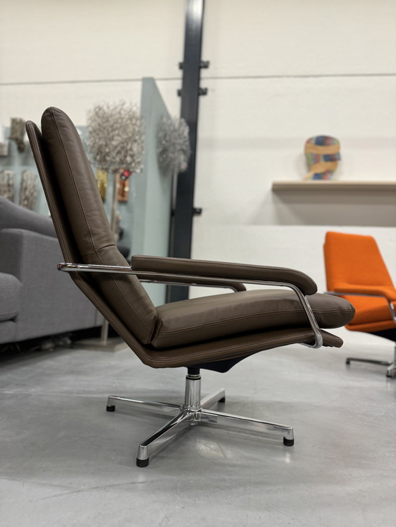 Image 1 of Gelderland 400 Fauteuil Bruin Leer 