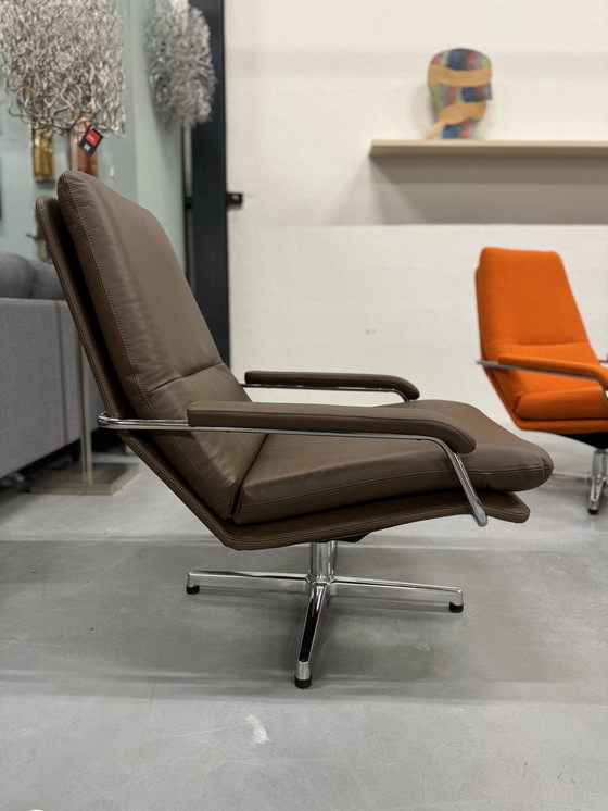 Image 1 of Gelderland 400 Fauteuil Bruin Leer 