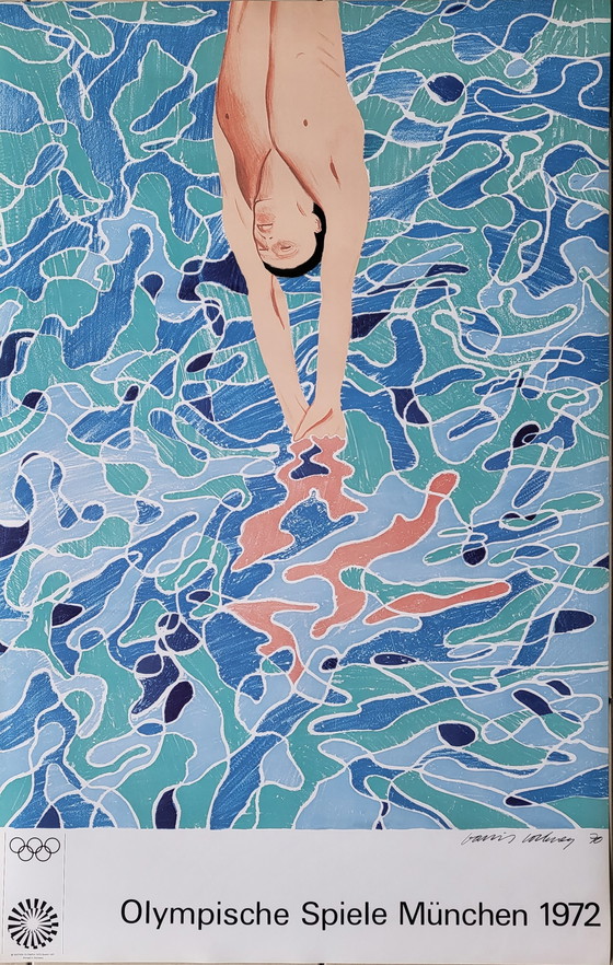 Image 1 of David Hockney - Diver - Olympische Spelen 1972