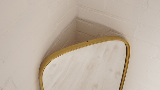 Vintage spiegel | Messing | 95 cm