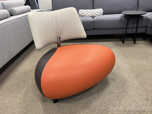 Leolux Pallone Fauteuil oranje bruin