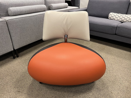 Image 1 of Leolux Pallone Fauteuil oranje bruin