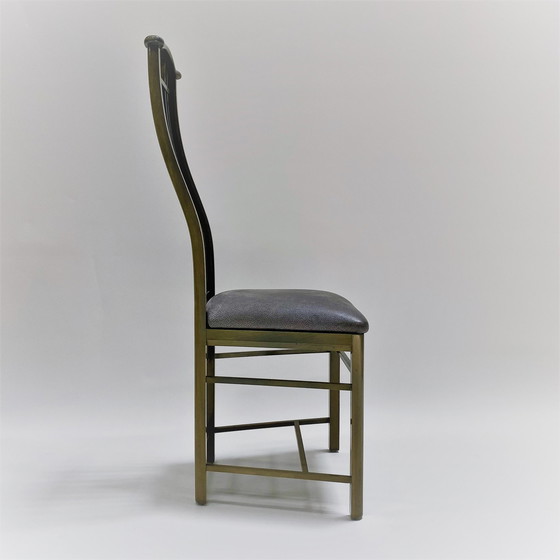 Image 1 of 4x Giorgetti eetkamerstoelen