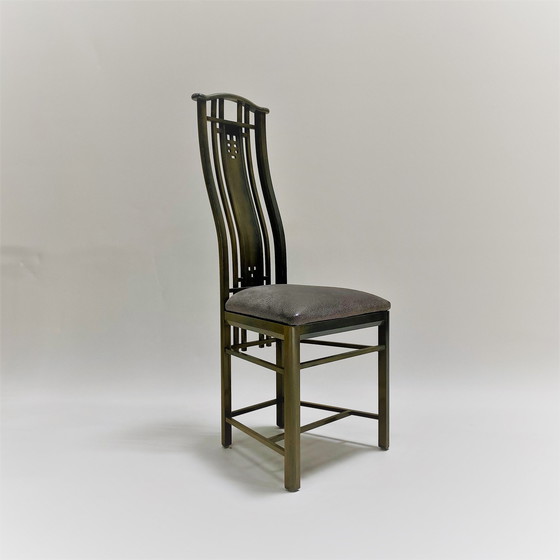 Image 1 of 4x Giorgetti eetkamerstoelen