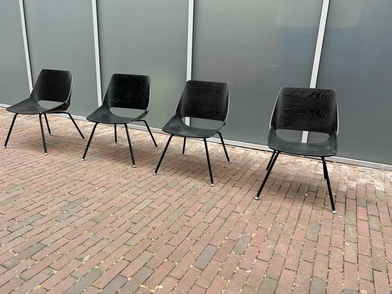 Image 1 of 4x Rolf Benz 650 low stoelen, set