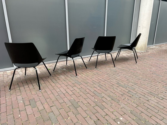 Image 1 of 4x Rolf Benz 650 low stoelen, set