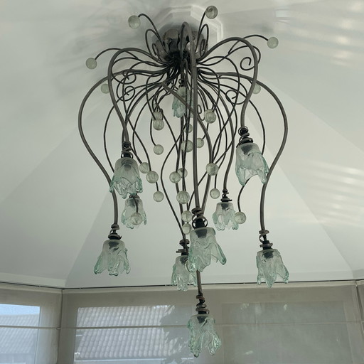 Walter & Brigitte Duportail Design Chandelier