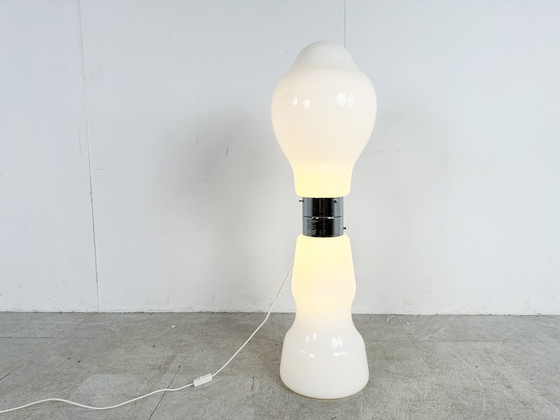 Image 1 of Italiaanse glazen vloerlamp