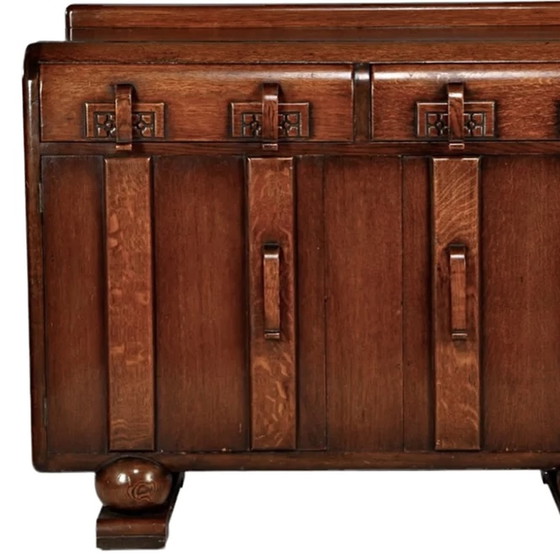 Image 1 of Vintage Amsterdamse School dressoir