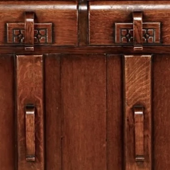 Image 1 of Vintage Amsterdamse School dressoir