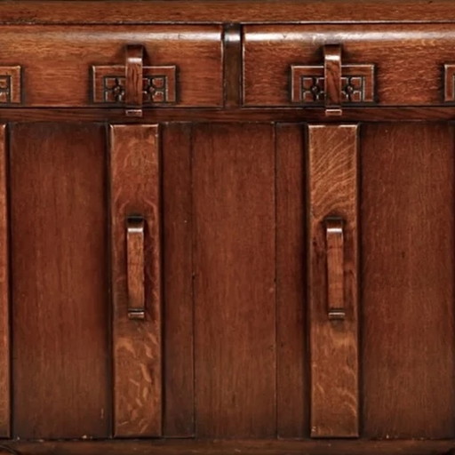 Vintage Amsterdamse School dressoir