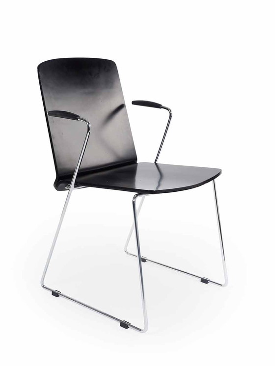 Image 1 of 4x Italiaanse eetkamerstoelen