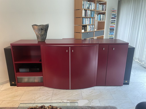 Interlubke Atura Wandkast M45 Bordeaux Rood