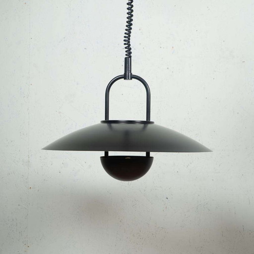 Postmodern minimalist hanglamp 80s, adjustable pendant