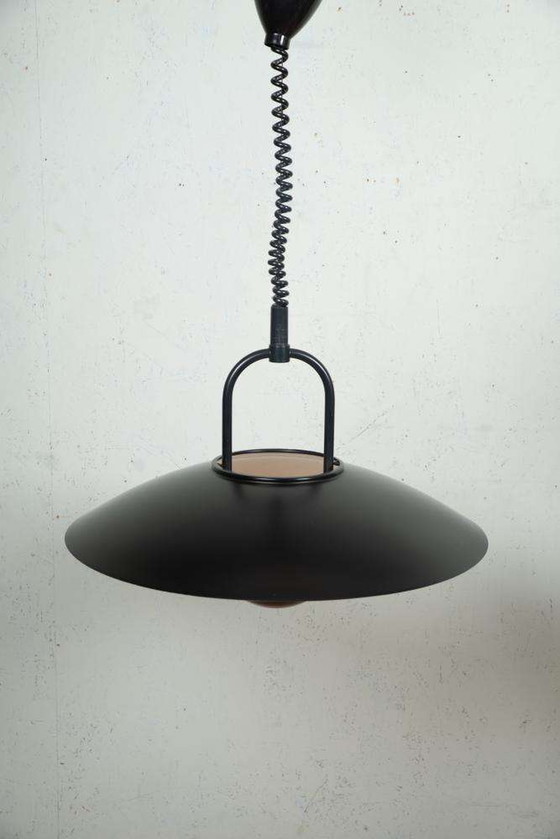 Image 1 of Postmodern minimalist hanglamp 80s, adjustable pendant