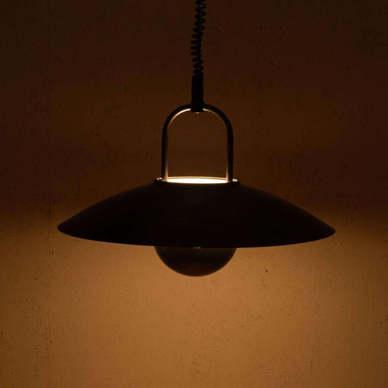 Image 1 of Postmodern minimalist hanglamp 80s, adjustable pendant