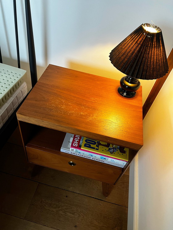 Image 1 of West Elm Mid Century Bedside Cabinets (Pair) 