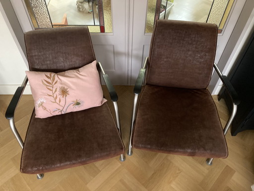 2x Industriële fauteuil