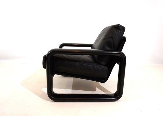 Image 1 of Rosenthal Hombre leren fauteuil door Burkhard Vogtherr