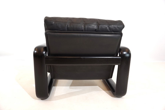 Image 1 of Rosenthal Hombre leren fauteuil door Burkhard Vogtherr