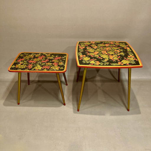 Paar Scandinavische Design Tafels 1950.