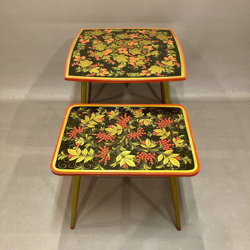 Paar Scandinavische Design Tafels 1950.